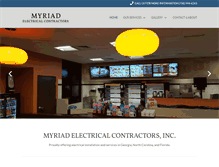 Tablet Screenshot of myriadelectrical.com